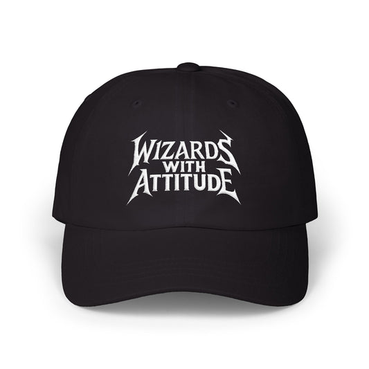 Wizards With Attitude Dad Cap — Embroidered Magic Crew Hat
